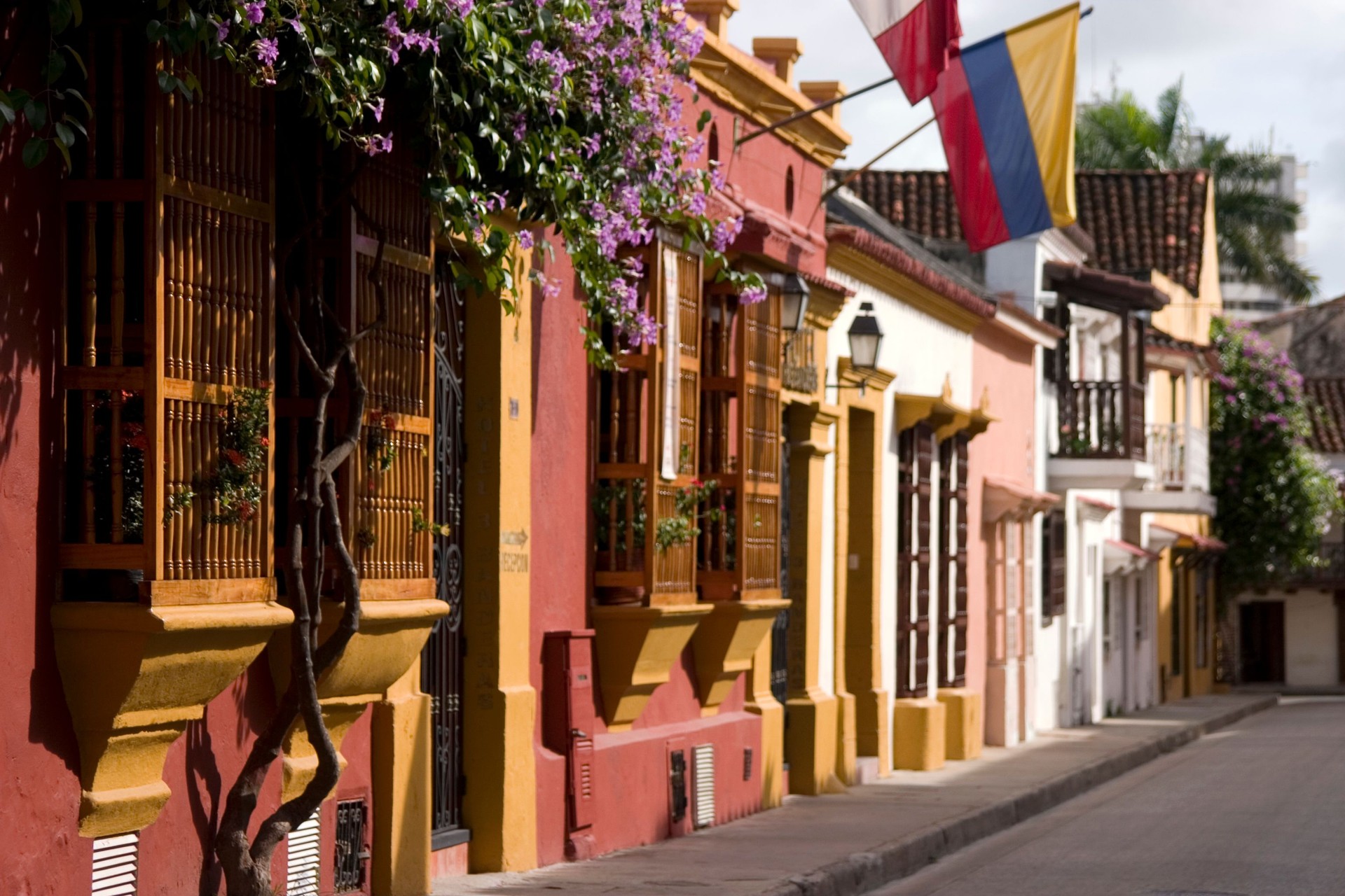 Facades and Balconies in Cartagena